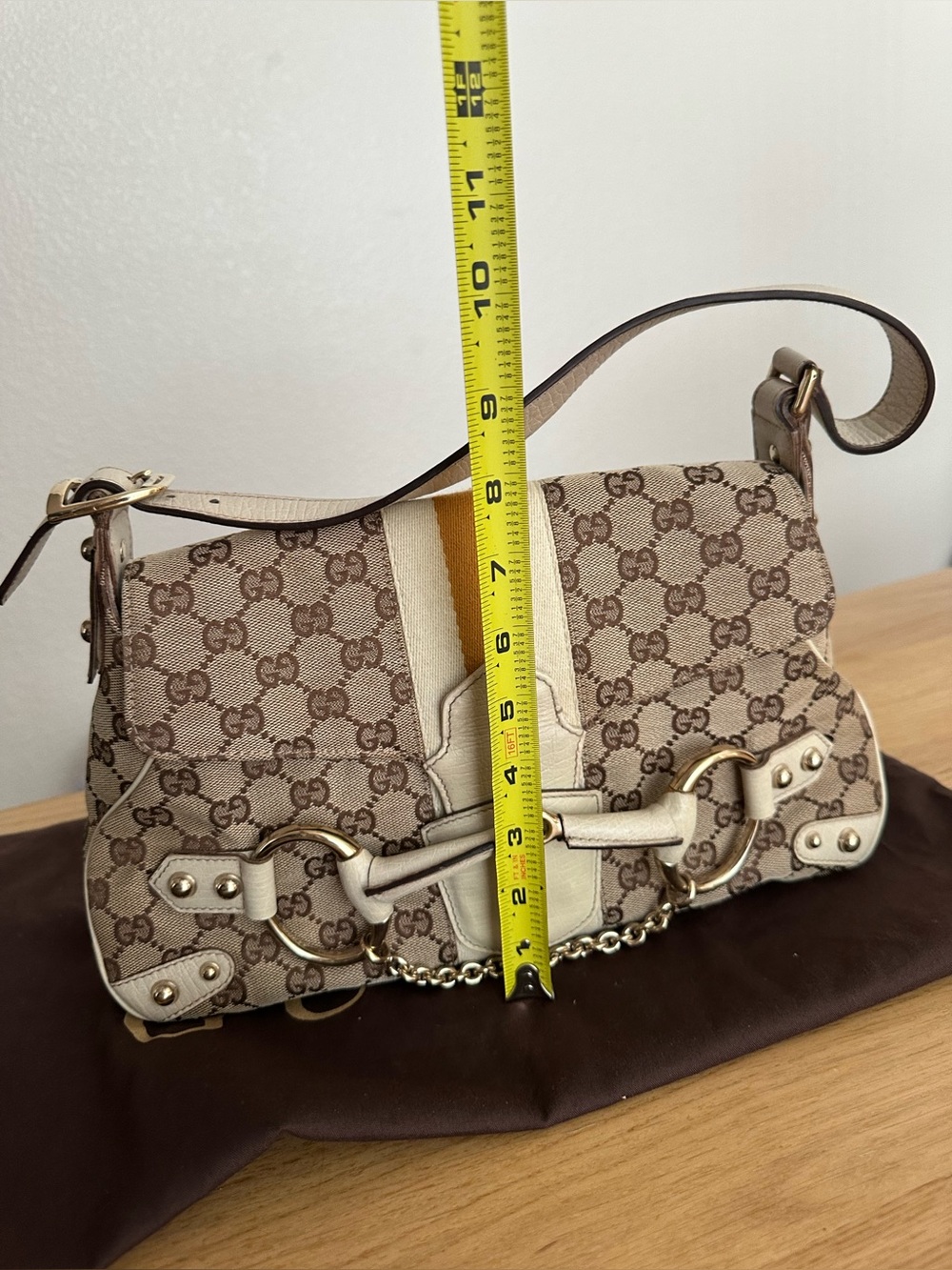 Gucci Horsebit Shoulder Bag with dustbag and COA - Picture 16 of 16